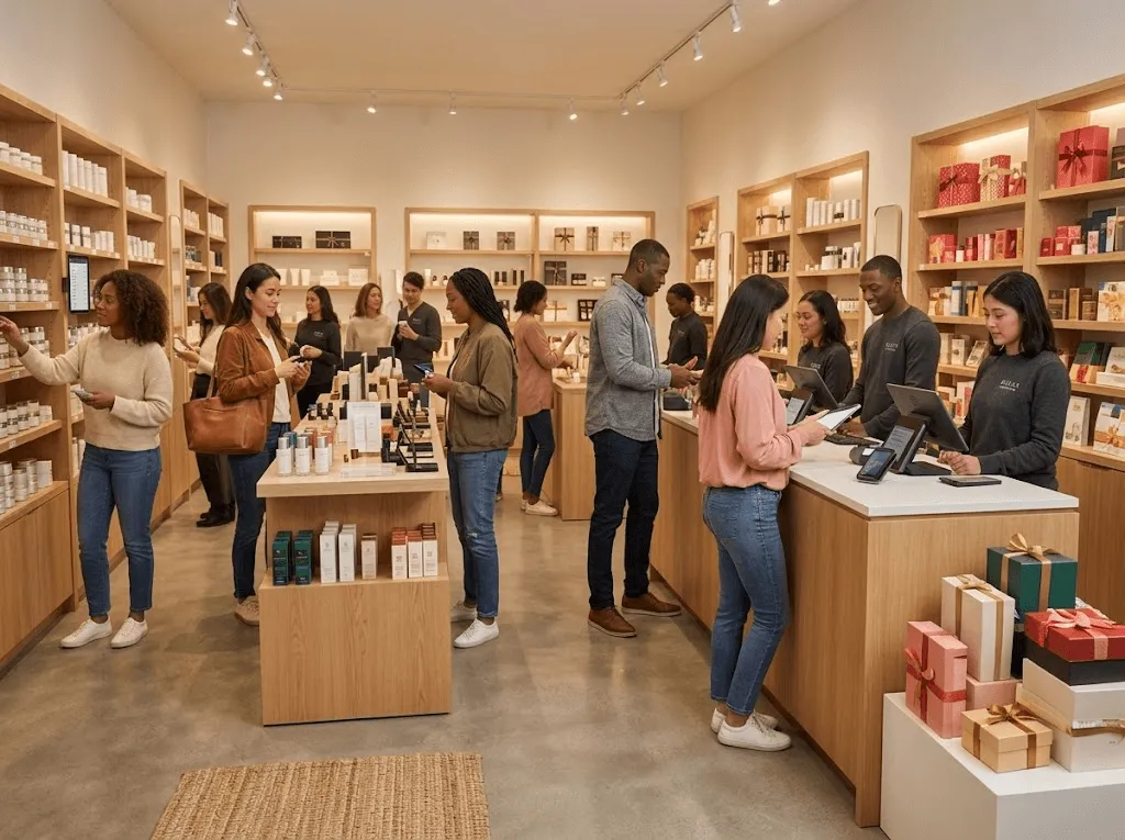 Boutique on a Saturday afternoon