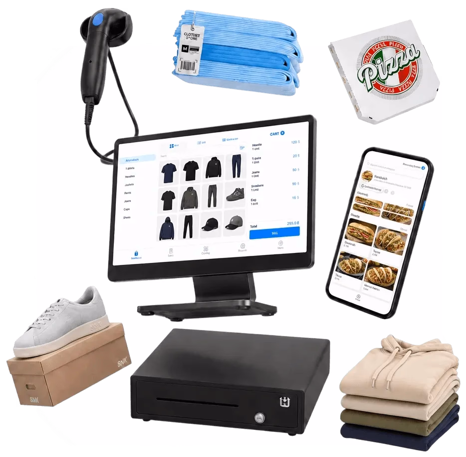 the inyad POS sell screen