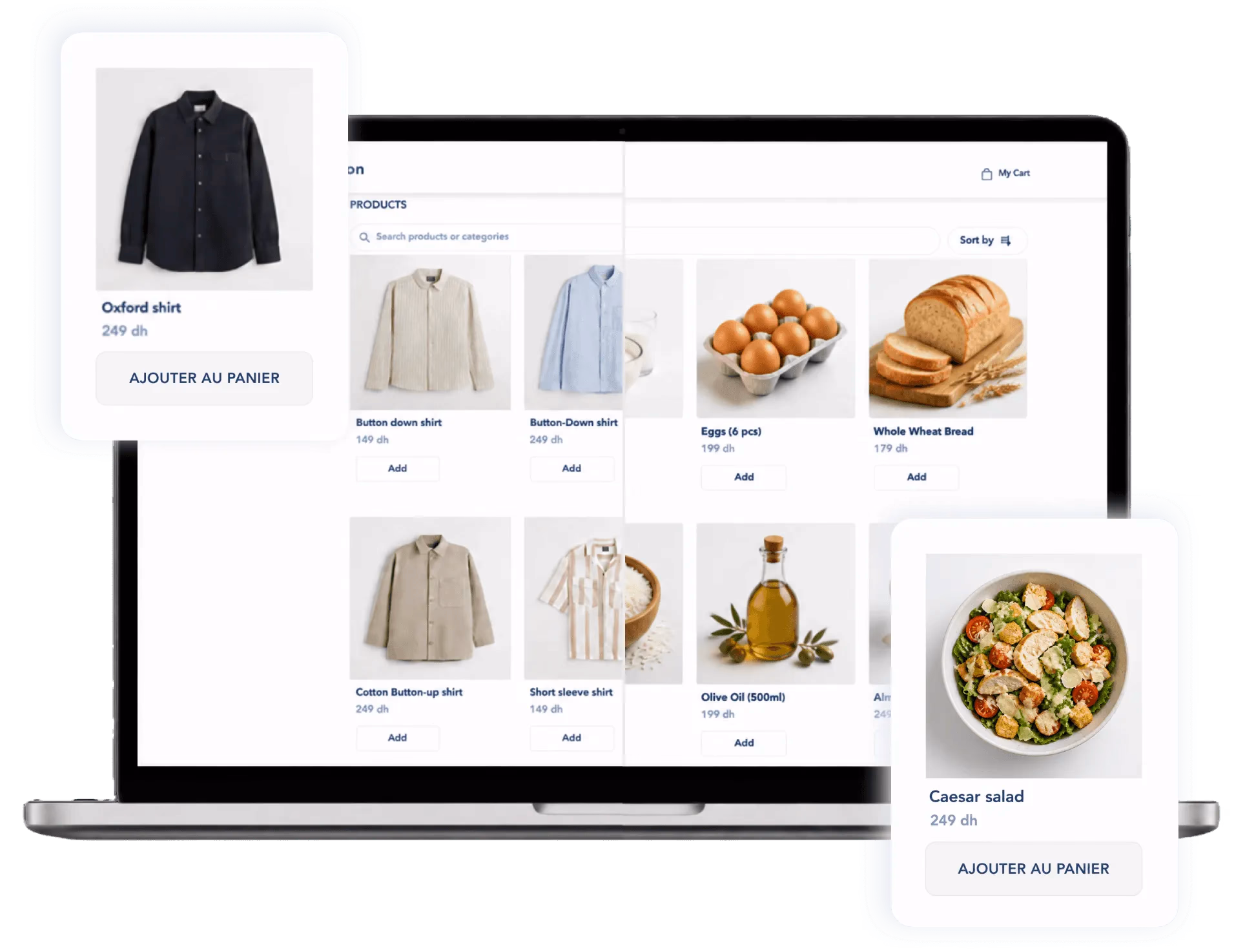 Screenshot: Delivery your way