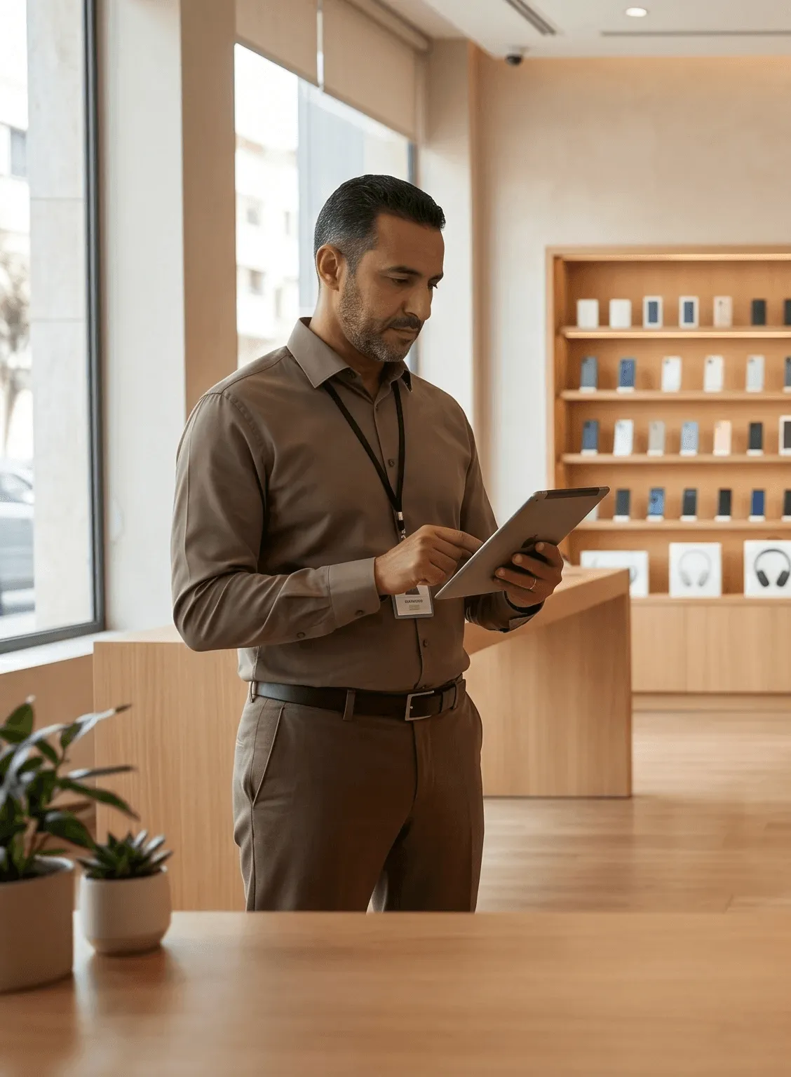 Capture d’écran : rapports de ventes et stock sur mobile